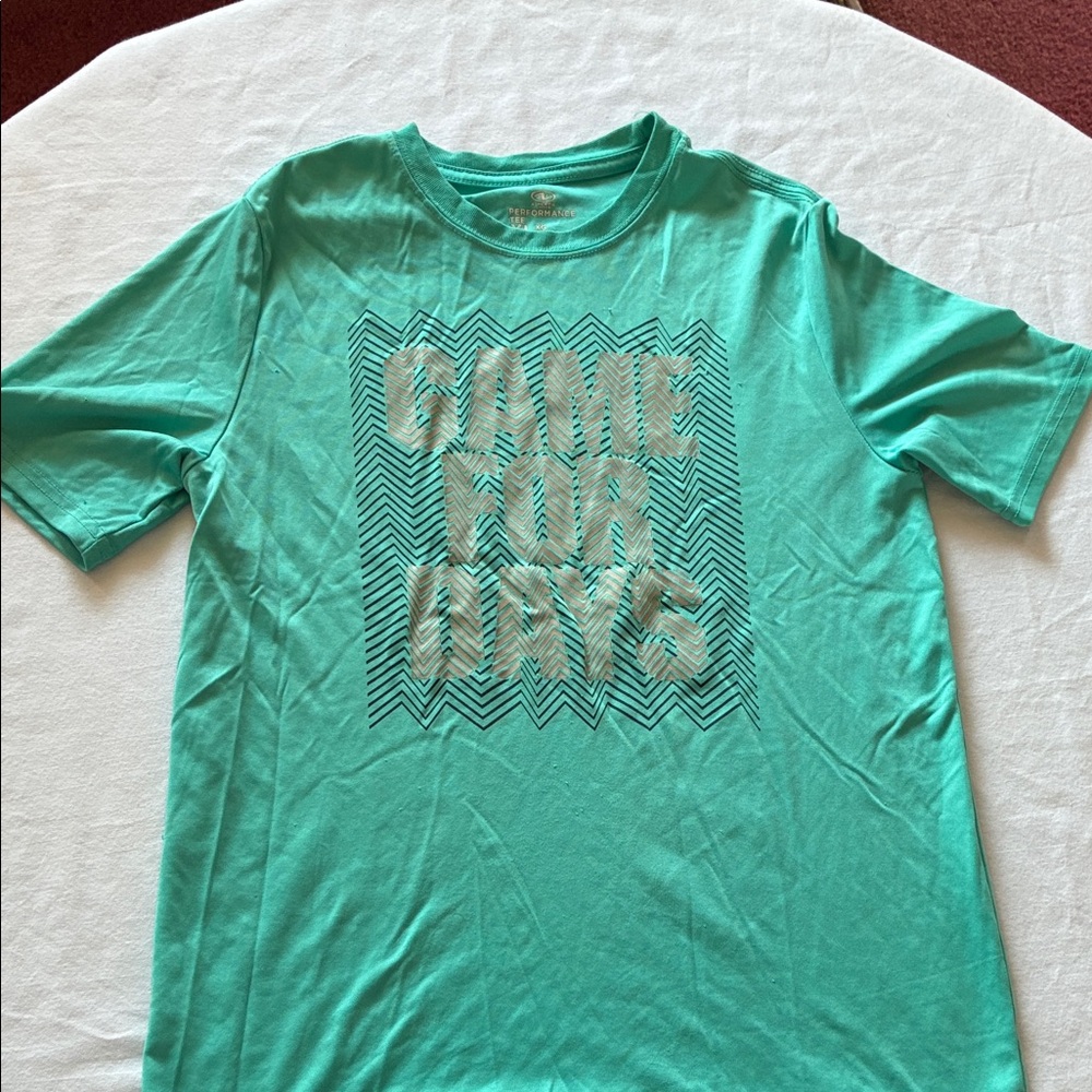 Athletic Works Aqua/Teal Performance Tee